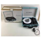Victrola Suitcase Record Player with Box and Power