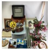 Wall Hangings with Shirley Temple, Floral Arrangem