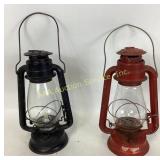 2 lanterns look to be in good condition some