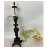 B&H Cast iron oil lamp wall sconce, Cheyenne