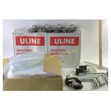 Uline 12"x12x18 2 mil gatd bag, opened box, uline