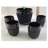 Black Indiana Glass Tiara Diamond Point (4)