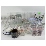 Kentucky Derby glasses 1994, juniors egg cream