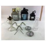 Dï¿½cor lanterns - modern, oil lamp, Coasters,
