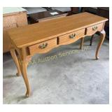 Wooden Entryway/Sofa Table.Three drawers. Good