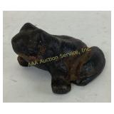 Cast iron frog with some rust