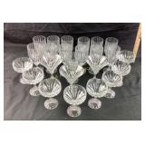 Crystal Stemware Including Goblets, Champagne Coup