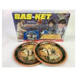 IU Coca Cola Trays qty 2 & Cadaco Basketball Game