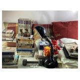 Books: Patrick Cornwall, DVDs: Blazing Saddles, Kn