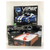 Dodge Viper metal sign, Tabletop air hockey