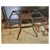 Patio tabl, no panels, just frame. 39 x 29