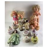 Assorted Dolls: Pretty Love Lashes and Ceramic Fig
