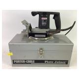Porter Cable plate joiner in metal case,