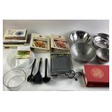 Betty Crocker Cookbooks,ï¿½Mixing Bowls, Glass Bakew