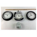 Clock that looks like a teapot and other various