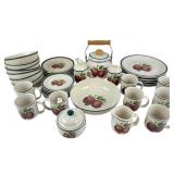 Casuals by China Pearl apple dinner plates, salad