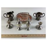 Sterling silver weighted salt and pepper shaker