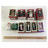 Hallmark Keepsake ornaments Barbies in good