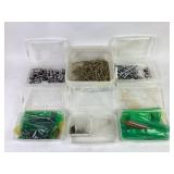 Hardware: drywall screws, hex keys, Craftsman