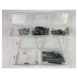 Hardware: hangers, staples, lag bolts, drywall