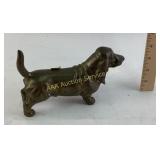Brass dachshund. In good condition