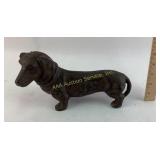 Cast iron dachshund in good condition