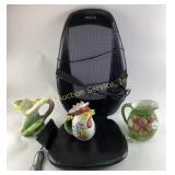 William Simona rooster pitcher and another on