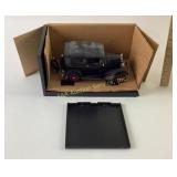 Motor city 1931 ford model A Tudor black die cast