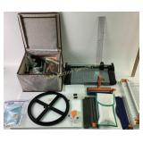 Quilting accessories and a cloth tote all in good