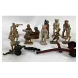 painted soldiers, Navy, toys, Benton army men