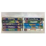 Disney & Jumanji VHS, qty 10