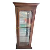 Curio cabinet with glass shells. 30 x 16 x 72,