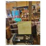 Wire rack, folding table, coffee table no glass