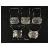 Liquor bottle tags four pewter and one regular