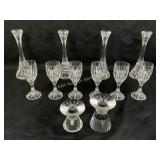Cups, candlestick holders in good condition