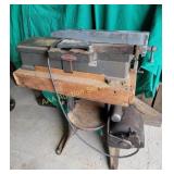 Craftsman planer, mounted to metal base with