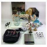 Pewter Cat Tic Tac Toe, Mirrors, Digital Scale, Br