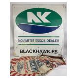 Novartis seeds dealer Blackhawk FS sign in good