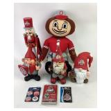 OSU Nutcracker, (3) Gnomes, Mascot plush,