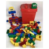 Lego Building Set and Storage Case, vintage