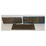 1915 license plate 1922 Indiana license plate, in