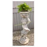 Concrete garden planter statue - "Solstice