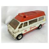 Tonka rescue metalnand plastic ambulance toy,