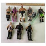 Wrestlers Figures, qty 8 CM punk, Seth, Rollins,