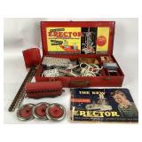 No 6 1/2 All electric erector set in metal case,