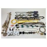 Costume Jewelry: necklaces, bangles, bracelets,