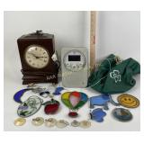 Girl Scouts plastic drawstring bag, stained glass