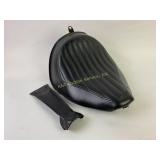 Harley Davidson leather motorcycle seat