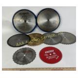 Saw blades: craftsman 81/4 inch, Diablo,
