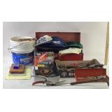 Toolbox, miscellaneous tools, including screwdrive